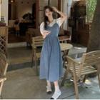 Lace Top / Washed A-line Dress