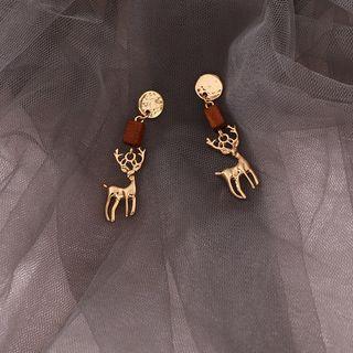 Deer Drop Earring Deer - One Size