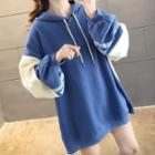 Striped Color Block Oversize Hoodie