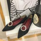 Hoop-accent Pointy Flats