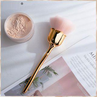 Floral Print Blush Brush Black - One Size