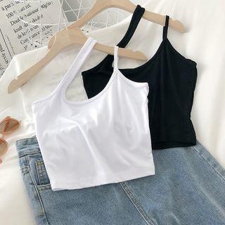 Asymmetric Off-shoulder Cropped Top