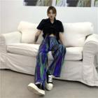High Waist Tie-dye Pants As Shown In Figure - One Size