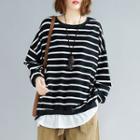 Striped Pullover Stripes - Black & White - One Size