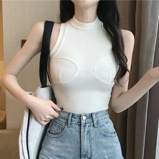 High-neck Tank Top