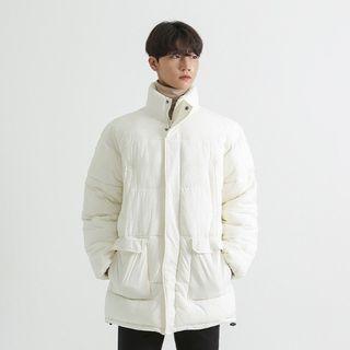 Stand-collar Padded Jacket In 12 Colors