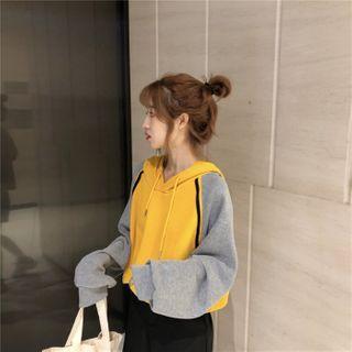 Paneled Hoodie Curcumin - One Size