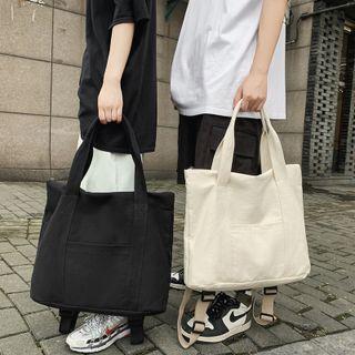 Convertible Canvas Tote Bag