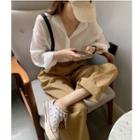 Straight-fit Pants / Shirt