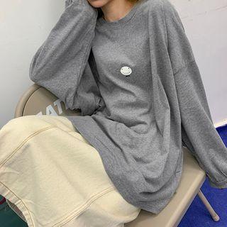 Hippo Print Long-sleeve T-shirt