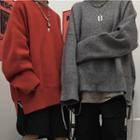 Couple-matching Plain Sweater