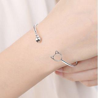 Cat Bracelet Silver - One Size