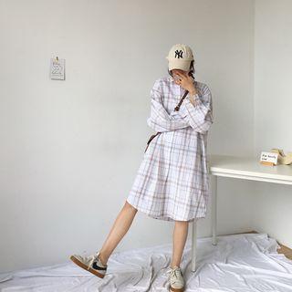 Plaid Midi Jacket