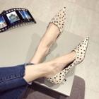 Dotted Pointy Pumps