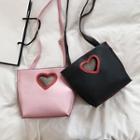 Hollow Out Heart Crossbody Bag