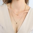 Layered Necklace 01 - 2068 - Gold - One Size