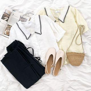 Short-sleeve Collar Shirt