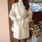 Patch-pocket Robe Coat