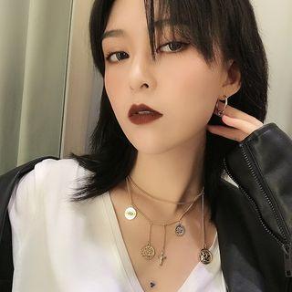 Alloy Fringed Necklace