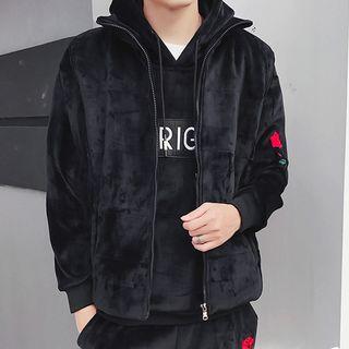 Hooded Zip Jacket/ Jogger Pants/ Lettering Pullover/ Zip Vest/ Set