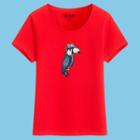 Parrot Print Short Sleeve T-shirt