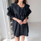 Ruffle-layered Minidress