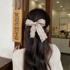 Shirred Fabric Hair Clip / Hair Tie