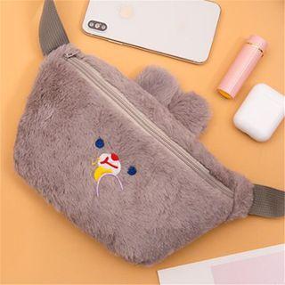 Fluffy Cartoon Belt Bag