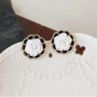 Flower Glaze Resin Earring