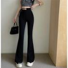 High-waist Cutout Bootcut Pants