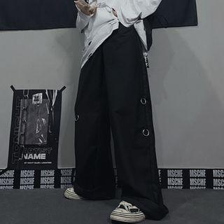 Hooped Wide-leg Pants