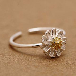 S925 Sterling Silver Flower Ring