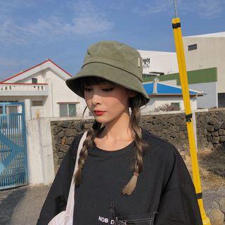 Couple Matching Patched Bucket Hat