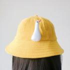 Duck Corduroy Bucket Hat As Shown In Figure - One Size