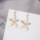 Rhinestone Acrylic Flower Dangle Earring E2128-6 - 1 Pair - As Shown In Figure - One Size