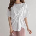 Twist-front T-shirt