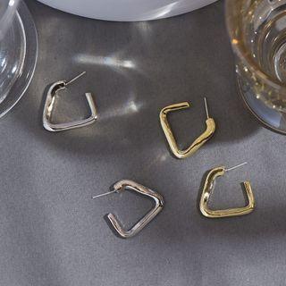 Open Triangle Alloy Earring