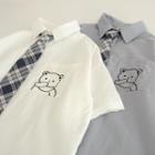 Bear Embroidered Short-sleeve Top