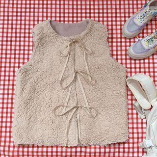 Reversible Corduroy Fleece Vest