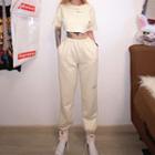 Short-sleeve T-shirt / Harem Sweatpants