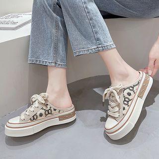 Pattern Mule Sneakers