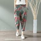 Printed Cropped Harem Pants (various Designs)