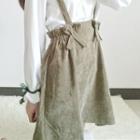 Bow Suspender Mini Skirt