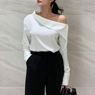One-shoulder Blouse