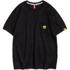 Couple Matching Elbow-sleeve Pocket T-shirt