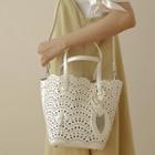 Perforated Tote Bag With Pouch