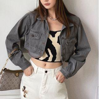 Denim Copped Jacket