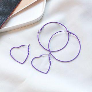 Heart / Hoop Earring