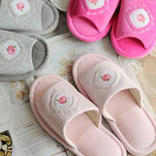 Embroidered Slippers