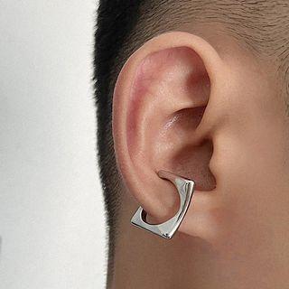 Geometry Ear Cuff 1 Pair - Silver - One Size